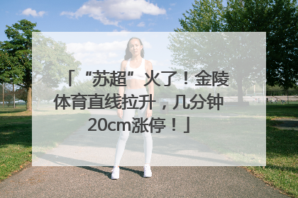 “苏超”火了！金陵体育直线拉升，几分钟20cm涨停！