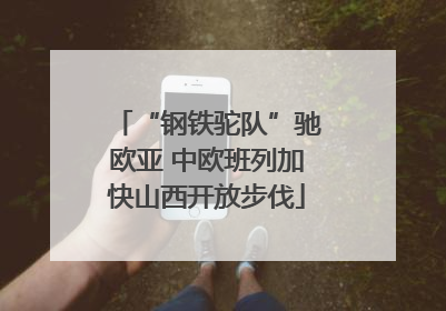 “钢铁驼队”驰欧亚 中欧班列加快山西开放步伐
