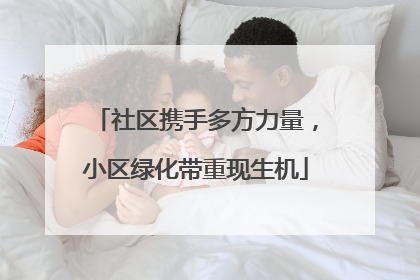 社区携手多方力量，小区绿化带重现生机