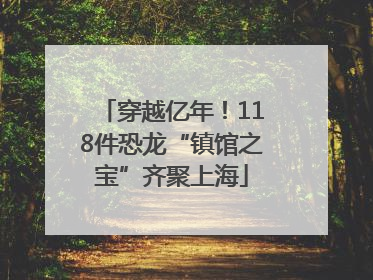 穿越亿年！118件恐龙“镇馆之宝”齐聚上海