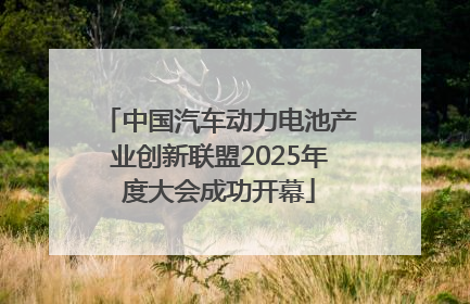 中国汽车动力电池产业创新联盟2025年度大会成功开幕