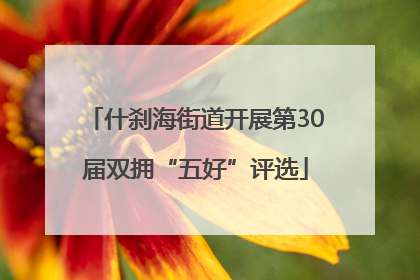 什刹海街道开展第30届双拥“五好”评选