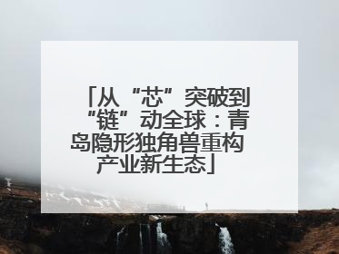 从“芯”突破到“链”动全球：青岛隐形独角兽重构产业新生态