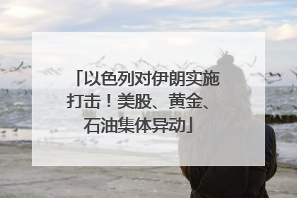 以色列对伊朗实施打击！美股、黄金、石油集体异动