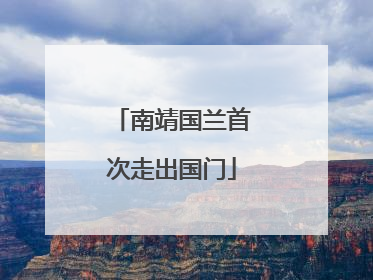 南靖国兰首次走出国门