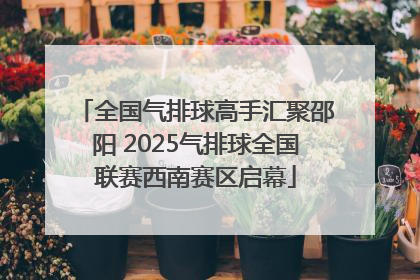 全国气排球高手汇聚邵阳 2025气排球全国联赛西南赛区启幕