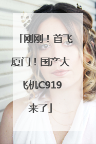 刚刚！首飞厦门！国产大飞机C919来了
