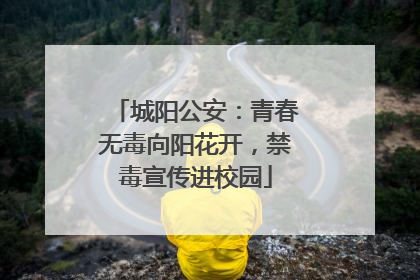 城阳公安：青春无毒向阳花开，禁毒宣传进校园