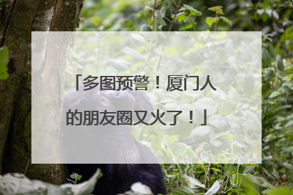 多图预警！厦门人的朋友圈又火了！
