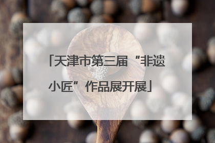 天津市第三届“非遗小匠”作品展开展