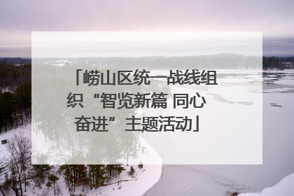 崂山区统一战线组织“智览新篇 同心奋进”主题活动