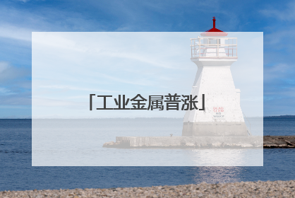 工业金属普涨