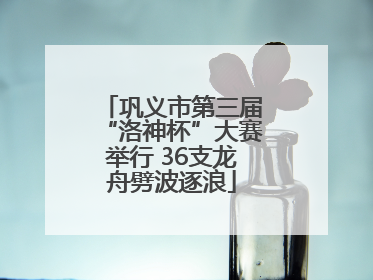 巩义市第三届“洛神杯”大赛举行 36支龙舟劈波逐浪