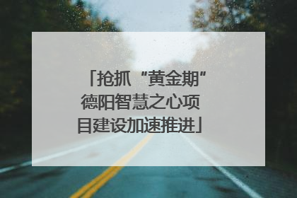 抢抓“黄金期” 德阳智慧之心项目建设加速推进