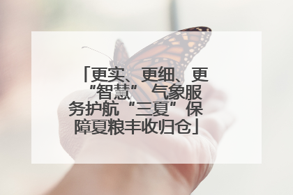 更实、更细、更“智慧” 气象服务护航“三夏”保障夏粮丰收归仓