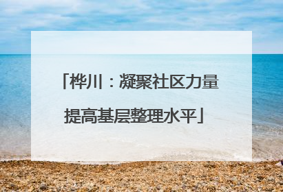 桦川：凝聚社区力量 提高基层整理水平