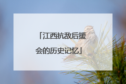 江西抗敌后援会的历史记忆