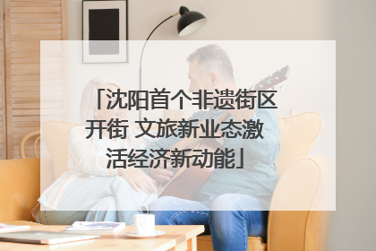 沈阳首个非遗街区开街 文旅新业态激活经济新动能