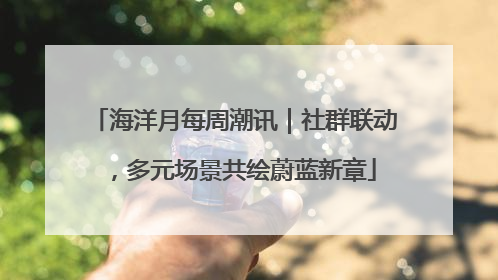 海洋月每周潮讯｜社群联动，多元场景共绘蔚蓝新章