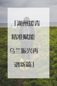湖州援青精准赋能 乌兰振兴再谱新篇