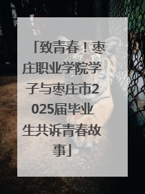 致青春！枣庄职业学院学子与枣庄市2025届毕业生共诉青春故事