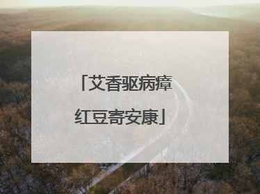 艾香驱病瘴 红豆寄安康