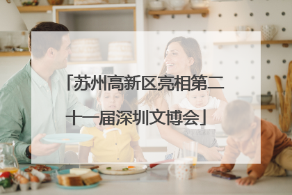 苏州高新区亮相第二十一届深圳文博会