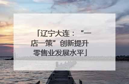 辽宁大连：“一店一策”创新提升零售业发展水平