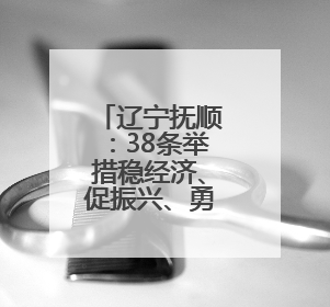 辽宁抚顺：38条举措稳经济、促振兴、勇争先