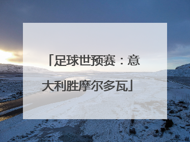 足球世预赛：意大利胜摩尔多瓦
