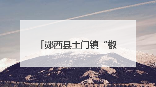 郧西县土门镇“椒”香四溢富乡民