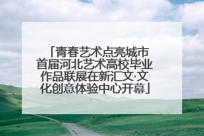 青春艺术点亮城市 首届河北艺术高校毕业作品联展在新汇文·文化创意体验中心开幕