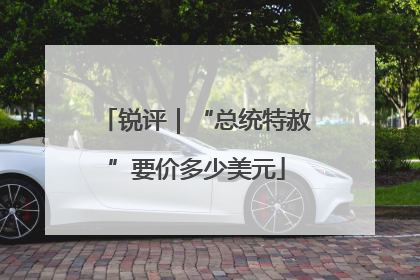 锐评｜“总统特赦”要价多少美元