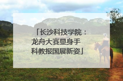 长沙科技学院：龙舟大赛显身手 科教报国展新姿