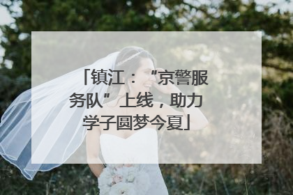 镇江：“京警服务队”上线，助力学子圆梦今夏