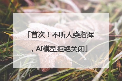 首次！不听人类指挥，AI模型拒绝关闭