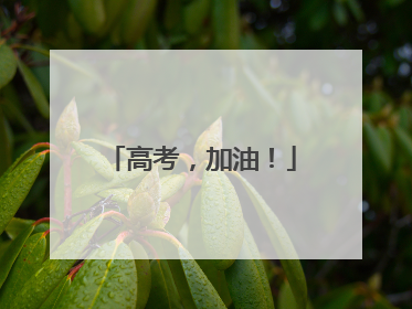 高考，加油！
