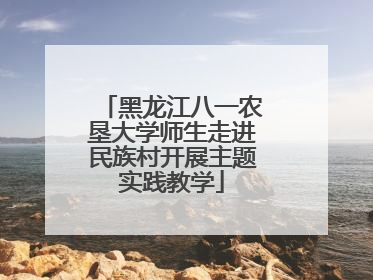黑龙江八一农垦大学师生走进民族村开展主题实践教学