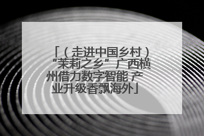 （走进中国乡村）“茉莉之乡”广西横州借力数字智能 产业升级香飘海外