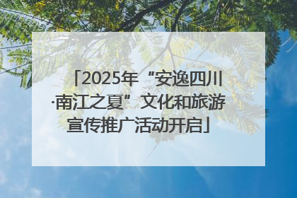 2025年“安逸四川·南江之夏”文化和旅游宣传推广活动开启