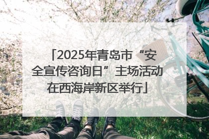 2025年青岛市“安全宣传咨询日”主场活动在西海岸新区举行