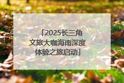 2025长三角文旅大咖海南深度体验之旅启动