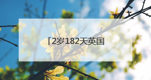 2岁182天英国男童，破新纪录